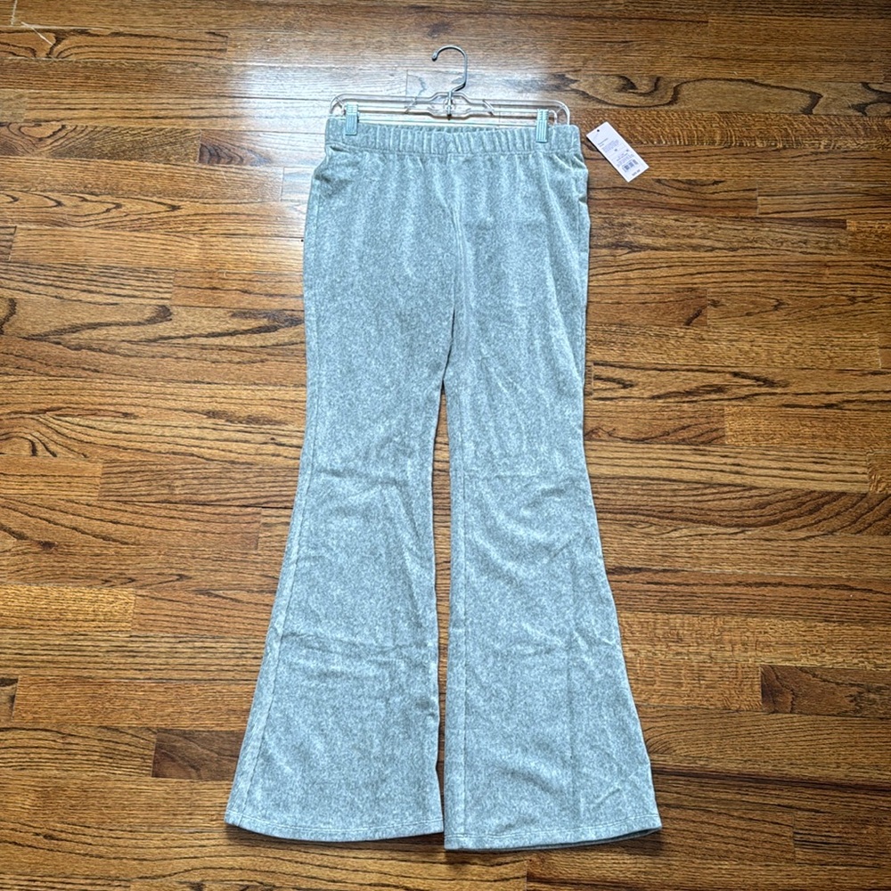 Wide leg grey pants